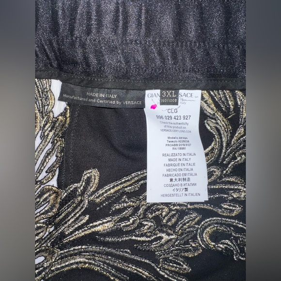Versace Mens Black Activewear Sweatpants - *Brand New With Tag - Picture 8 of 13